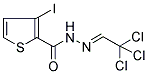 N'2-(2,2,2-TRICHLOROETHYLIDENE)-3-IODOTHIOPHENE-2-CARBOHYDRAZIDE Struktur