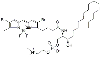 BODIPY(R) FL BR2C5-CERAMIDE Struktur