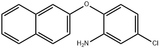 5-CHLORO-2-(2-NAPHTHYLOXY)ANILINE Struktur