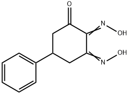 2,3-DI(HYDROXYIMINO)-5-PHENYLCYCLOHEXAN-1-ONE Struktur