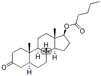 5-ALPHA-ANDROSTAN-17-BETA-OL-3-ONE VALERATE Struktur