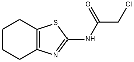 2-CHLORO-N-(4,5,6,7-TETRAHYDRO-BENZOTHIAZOL-2-YL)-ACETAMIDE Struktur