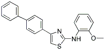 (4-BIPHENYL-4-YL-THIAZOL-2-YL)-(2-METHOXY-PHENYL)-AMINE Struktur