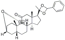 5-BETA-PREGNAN-3-ALPHA, 9-ALPHA-EPOXY-11,20-DIONE 20-BENZYLIDENE Struktur