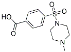 4-(4-METHYL-PIPERAZINE-1-SULFONYL)-BENZOIC ACID Struktur