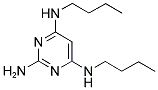 N-[2-AMINO-6-(BUTYLAMINO)-4-PYRIMIDINYL]-N-BUTYLAMINE Struktur