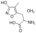 (R,S)-A-AMINO-3-HYDROXY-4-METHYL-5-ISOXAZOLEPROPIONIC ACID, MONOHYDRATE Struktur