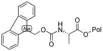FMOC-L-ALA-PEG-PS Struktur