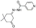 N-(AZA(5,5-DIMETHYL-3-OXOCYCLOHEXYLIDENE)METHYL)-4-PYRIDYLFORMAMIDE Struktur