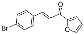 3-(4-BROMOPHENYL)-1-(2-FURYL)PROP-2-EN-1-ONE Struktur