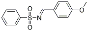 N-(4-METHOXY-BENZYLIDENE)-BENZENESULFONAMIDE Struktur