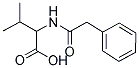 3-METHYL-2-[(PHENYLACETYL)AMINO]BUTANOIC ACID Struktur