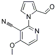 2-(2-FORMYL-1H-PYRROL-1-YL)-4-METHOXYNICOTINONITRILE Struktur