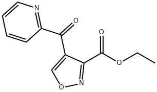 ETHYL 4-(2-PYRIDINYLCARBONYL)-3-ISOXAZOLECARBOXYLATE Struktur