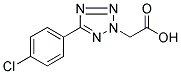 [5-(4-CHLOROPHENYL)-2H-TETRAZOL-2-YL]ACETIC ACID Struktur