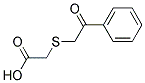 (2-OXO-2-PHENYL-ETHYLSULFANYL)-ACETIC ACID Struktur