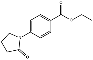 ETHYL 4-(2-OXO-1-PYRROLIDINYL)BENZENECARBOXYLATE Struktur