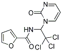 N-(2,2,2-TRICHLORO-1-[2-OXOPYRIMIDIN-1(2H)-YL]ETHYL)-2-FURAMIDE Struktur