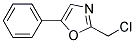 2-(CHLOROMETHYL)-5-PHENYL-1,3-OXAZOLE Struktur