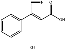 POTASSIUM 3-CYANO-3-PHENYLACRYLATE Struktur