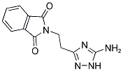 2-[2-(5-AMINO-1H-1,2,4-TRIAZOL-3-YL)ETHYL]-1H-ISOINDOLE-1,3(2H)-DIONE Struktur