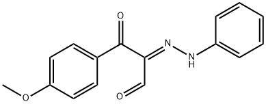 3-(4-METHOXYPHENYL)-3-OXO-2-(2-PHENYLHYDRAZONO)PROPANAL Struktur