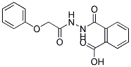 2-([2-(PHENOXYACETYL)HYDRAZINO]CARBONYL)BENZOIC ACID Struktur