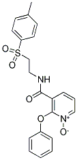 3-[((2-[(4-METHYLPHENYL)SULFONYL]ETHYL)AMINO)CARBONYL]-2-PHENOXYPYRIDINIUM-1-OLATE Struktur