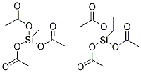 METHYLTRIACETOXYSILANE-ETHYLTRIACETOXYSILANE Struktur