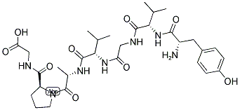 TYR-VAL-GLY-VAL-ALA-PRO-GLY Struktur