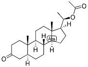 5-ALPHA-PREGNAN-20-BETA-OL-3-ONE ACETATE Struktur