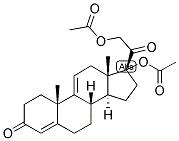 4,9(11)-PREGNADIEN-17,21-DIOL-3,20-DIONE ACETATE Struktur