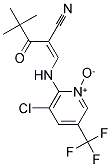 2-(2,2-DIMETHYLPROPANOYL)-3-((3-CHLORO-1-HYDROXY-5-(TRIFLUOROMETHYL)(2-PYRIDYL))AMINO)PROP-2-ENENITRILE Struktur