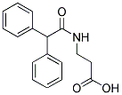 3-DIPHENYLACETYLAMINO-PROPIONIC ACID Structure