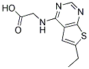 (6-ETHYL-THIENO[2,3-D]PYRIMIDIN-4-YLAMINO)-ACETIC ACID Struktur