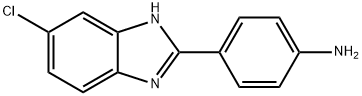 4-(5-CHLORO-1H-BENZOIMIDAZOL-2-YL)-PHENYLAMINE Struktur