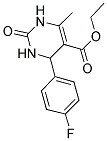 4-(-4-FLUOROPHENYL)-5-(ETHOXYCARBONYL)-6-METHYL-3,4-DIHYDROPYRIMIDIN-2(1H)-ONE Struktur