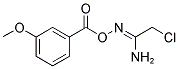 O1-(3-METHOXYBENZOYL)-2-CHLOROETHANEHYDROXIMAMIDE Struktur