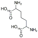 (DL AND MESO)-2,6-DIAMINOPIMELIC ACID, [CARBOXYL-14C] Struktur