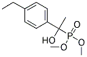 DIMETHYL [1-(4-ETHYLPHENYL)-1-HYDROXYETHYL]PHOSPHONATE Struktur