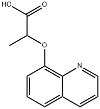 2-(QUINOLIN-8-YLOXY)-PROPIONIC ACID Struktur