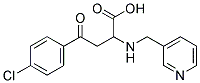 4-(4-CHLOROPHENYL)-4-OXO-2-((3-PYRIDYLMETHYL)AMINO)BUTANOIC ACID Struktur