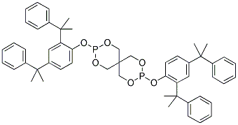 3,9-BIS(2,4-DICUMYLPHENOXY)-2,4,8,10-TETRAOXA-3,9-DIPHOSPHASPIRO[5.5]UNDECANE Struktur