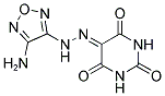 PYRIMIDINE-2,4,5,6(1H,3H)-TETRONE 5-((4-AMINO-1,2,5-OXADIAZOL-3-YL)HYDRAZONE) Struktur