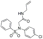 N-ALLYL-2-[4-CHLORO(PHENYLSULFONYL)ANILINO]ACETAMIDE Struktur