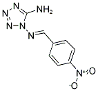 N1-(4-NITROBENZYLIDENE)-1H-TETRAZOLE-1,5-DIAMINE Struktur