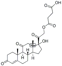 CORTISONE 21-HEMISUCCINATE Struktur