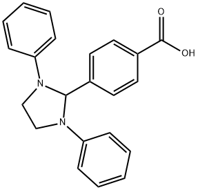 4-(1,3-DIPHENYL-IMIDAZOLIDIN-2-YL)-BENZOIC ACID Struktur