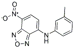 (7-NITRO-BENZO[1,2,5]OXADIAZOL-4-YL)-M-TOLYL-AMINE Struktur