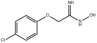 2-(4-CHLOROPHENOXY)-1-(HYDROXYIMINO)ETHYLAMINE Struktur